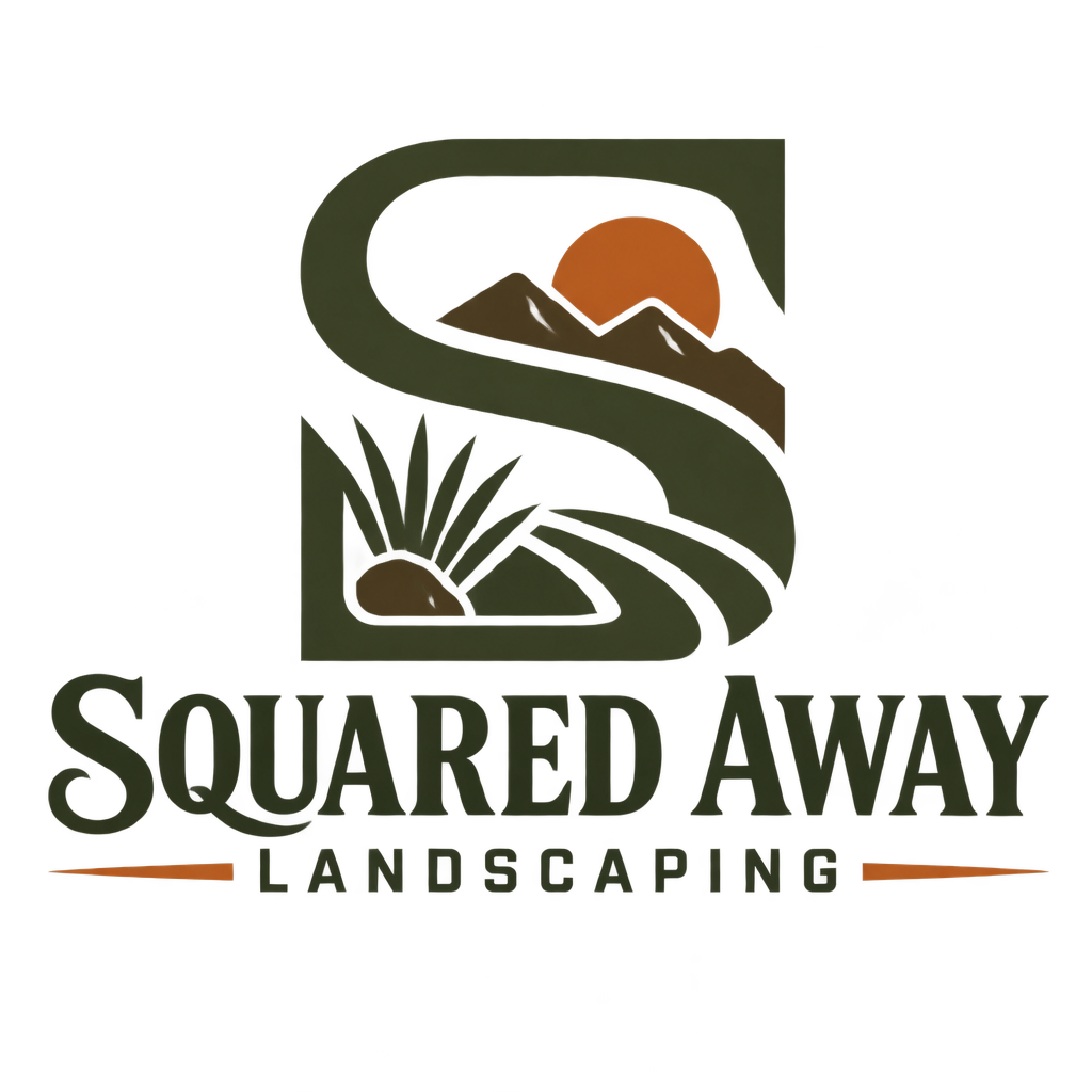 squared away landscaping logo